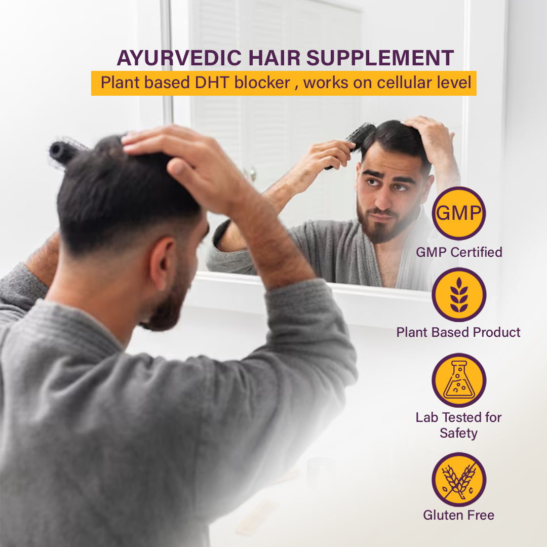 MAPL Keshghaney Capsules | Ayurvedic Hair Growth & Hair Fall Control | Strengthens Roots, Improves Scalp Health | 60 Capsules