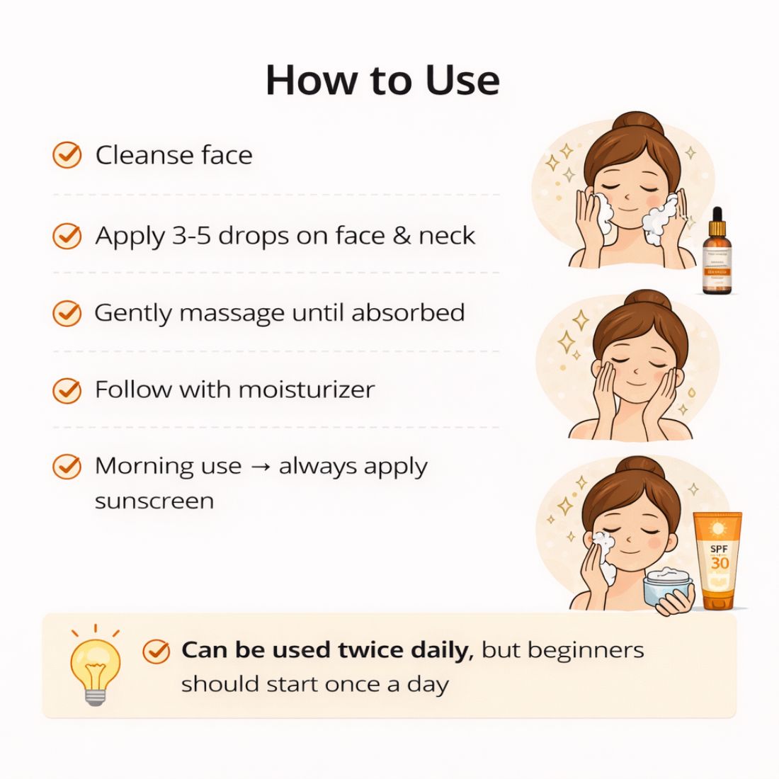 Kayee Ayurveda 20% Vitamin C Face Serum for Face | Brightening & Antioxidant Facial Serum for Dull & Uneven-Looking Skin | Helps Improve the Appearance of Dark Spots, Uneven Skin Tone & Skin Texture | Lightweight Daily Skincare for Women & Men | 30 ml