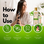 Kayee Ayurveda Aloe Vera Conditioner for Dry & Frizzy Hair | Herbal Hair Conditioner with Aloe Vera for Deep Conditioning, Hair Moisturization, Softness, Smoothness, Detangling & Healthy-Looking Shine | 210 ml