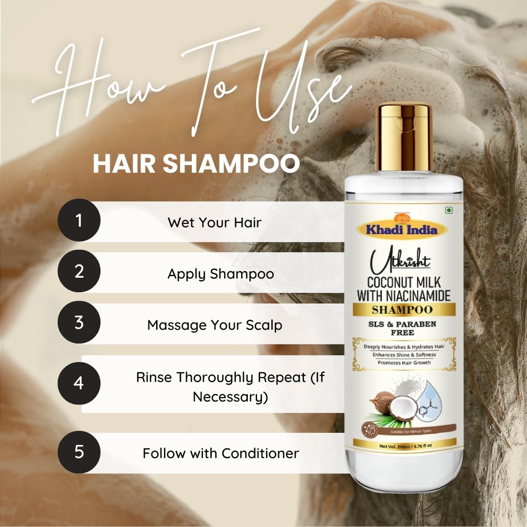 Utkrisht Khadi Lemon & Ginger Shampoo (200ml)