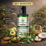 Bhudevam Naturals Khadi Ayurvedic Amla Hair Oil For Hair Fall Control, Scalp Nourishment & Strong Roots- 210ML