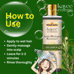 Kayee Ayurveda Amla Bhringraj Rosemary Shampoo for Men & Women | Herbal Hair Cleanser with Amla, Bhringraj & Rosemary | Helps Cleanse Scalp, Condition Hair, Improve Texture, Reduce Dryness & Maintain Healthy-Looking Hair | 210 ml