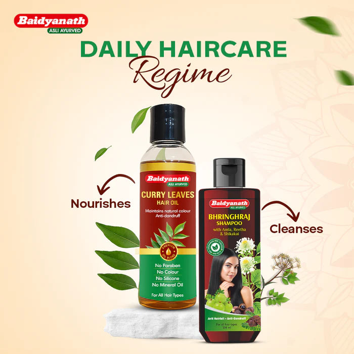 Baidyanath Curry Leaves Hair Oil - 200ml