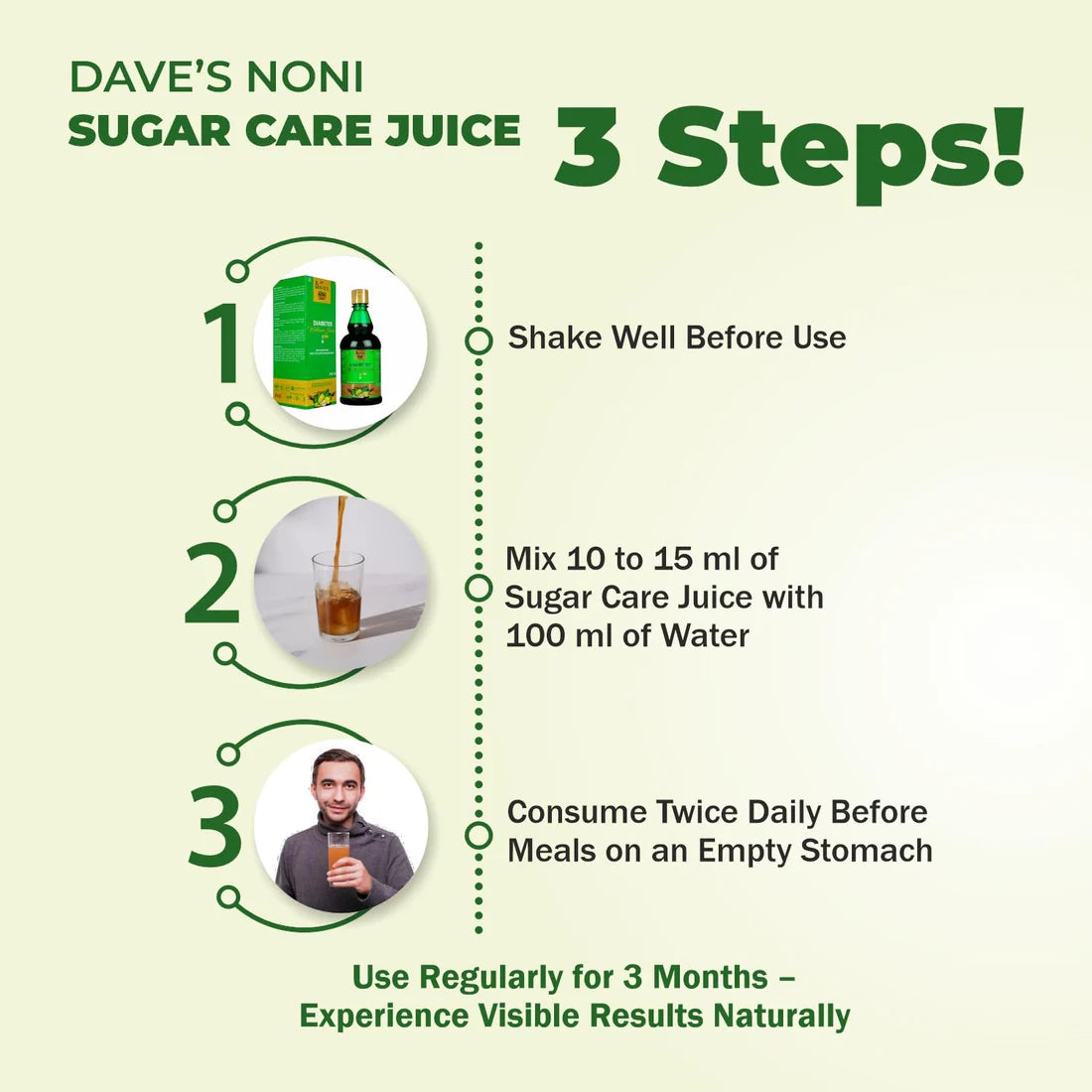 The Dave's Noni Diabetes Wellness Juice (500gm Each)