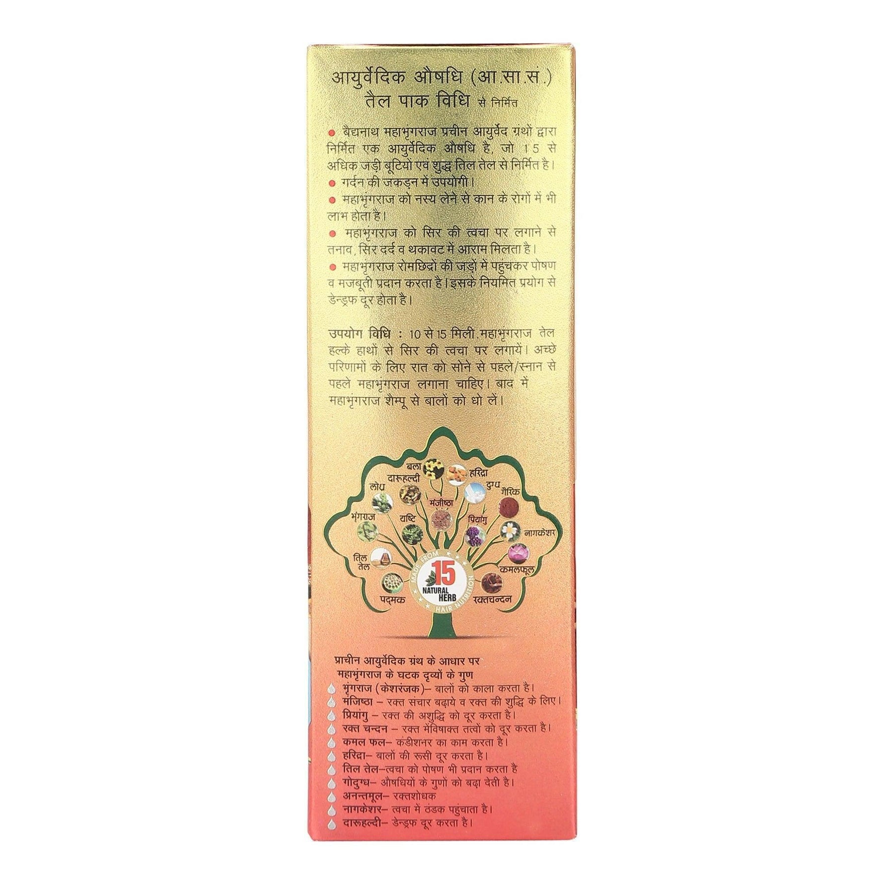 Baidyanath Jhansi Mahabhringraj Hair Oil