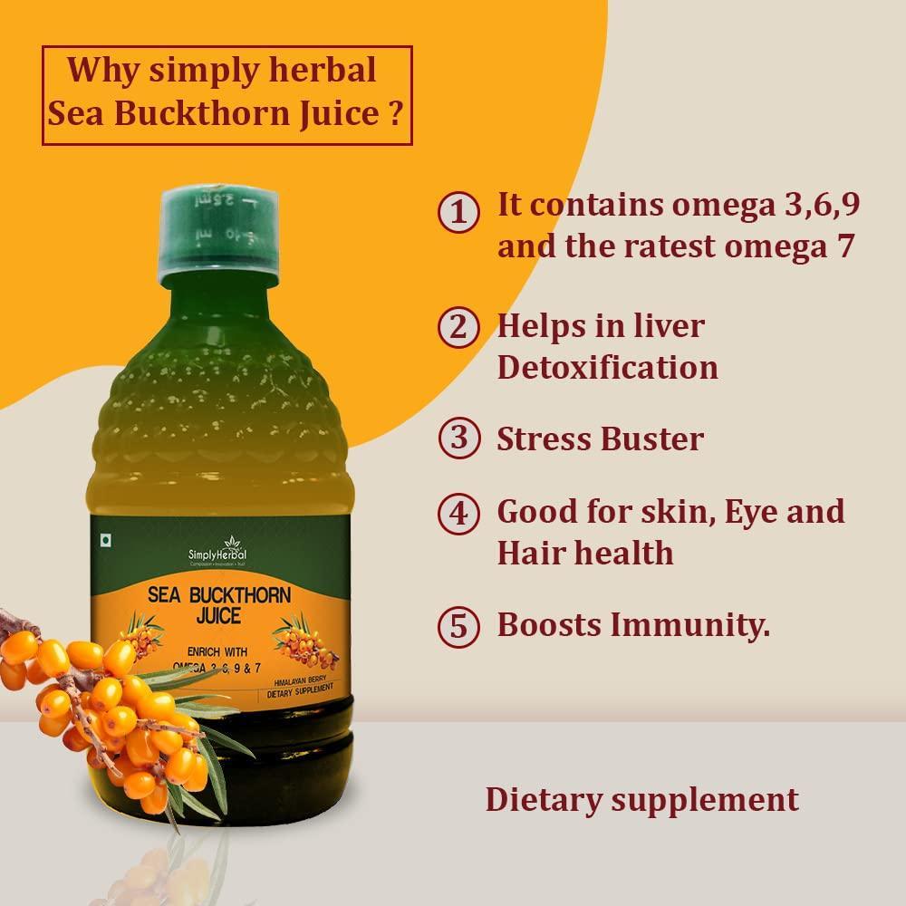 Simply Herbal Sea Buckthorn Juice 400ml