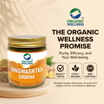 Organic Wellness Hingwashtak Churna, Effective Gastric Stimulant and Digestive Remedy - 75 gm