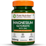 Pure Nutrition Magnesium Glycinate 350mg, 180 Tablets | Muscle, Nerve & Relaxation Support