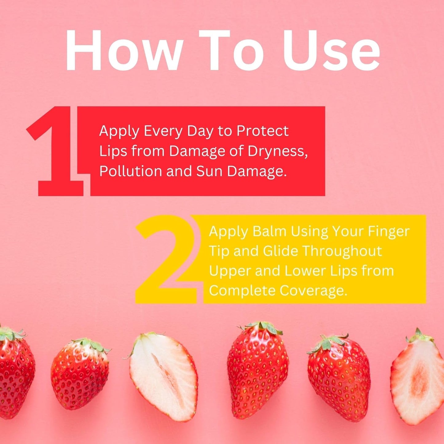 Dermistry Lip Balm for Plumping Nourishing Lightening Balm Strawberry