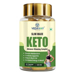 Slim MAXX Keto Advance Slimming Complex - Garcinia & Green Tea Metabolic Support (60 Count)