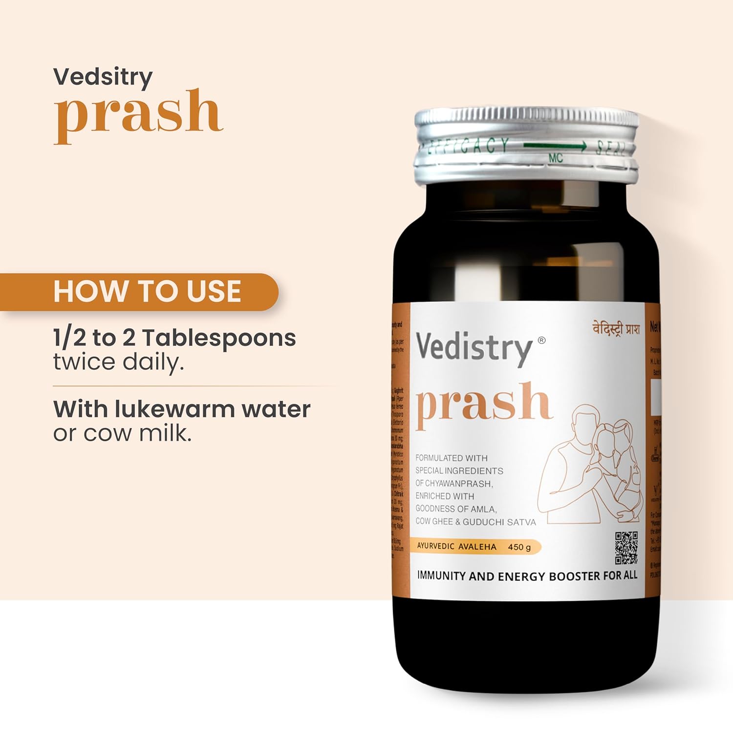 Vedistry Prash Chyawanprash For Energy, Strength & Immunity
