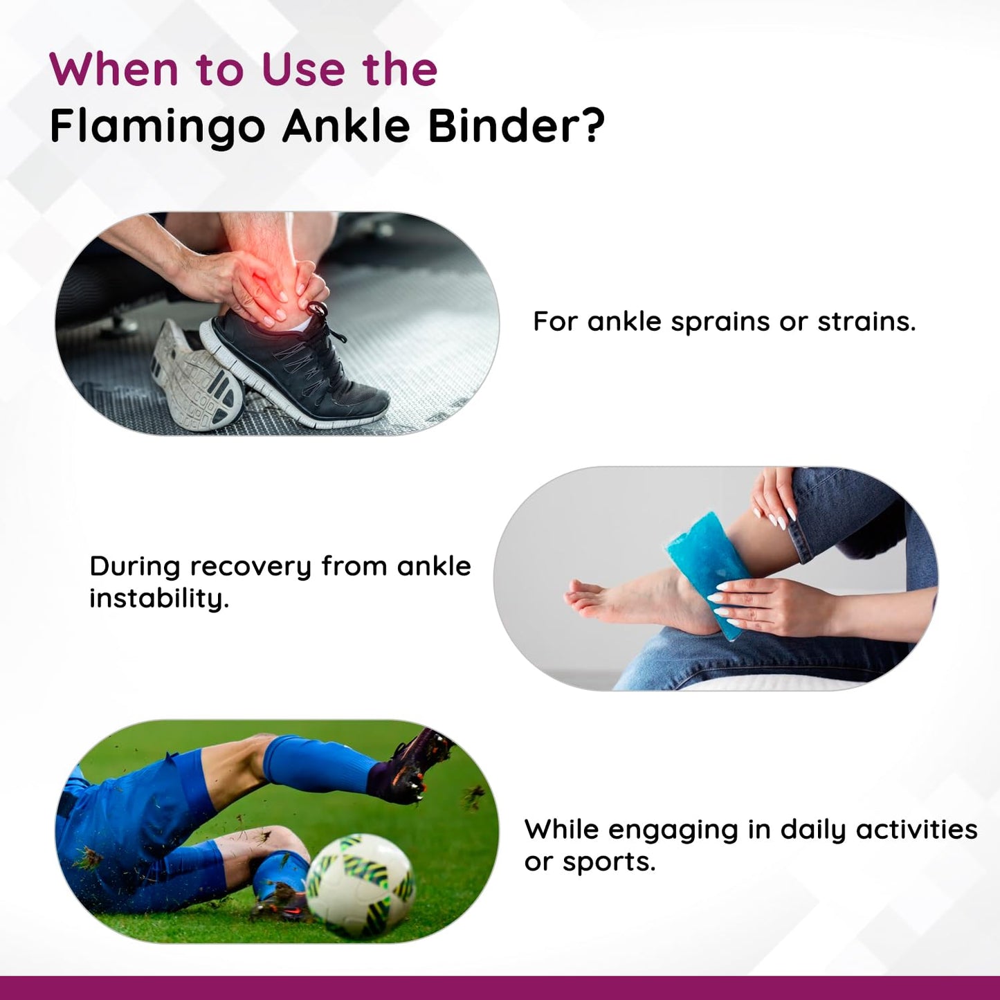 Flamingo Ankle Binder