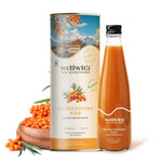 Ayuzera (Wellwith) Himalayan Sea Buckthorn Pulp Concentrate (300ml) | Cold-Pressed Wild Superfruit Pulp | Makes 50 Glasses | Rich in Natural Vitamin C, Omega 3 6 7 9 & Antioxidants | For Immunity, Radiant Skin & Gut Health