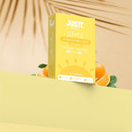 Justt Essentials D3+K2 Vitamin D3 Oral Strips, 600 IU, Orange Burst Flavour, Fast Dissolving, Sugar-Free, 30 Strips