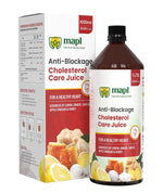 MAPL Anti Blockage Cholesterol Care Juice 1000ml | Garlic, Ginger, Lemon & Apple Cider Vinegar | Supports Heart Health & Cholesterol Balance