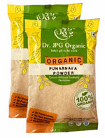 DR. JPG Organic Punarnava Powder (228g) – 114g (Pack of 2) | For Liver & Kidney Wellness | 100% Certified Organic