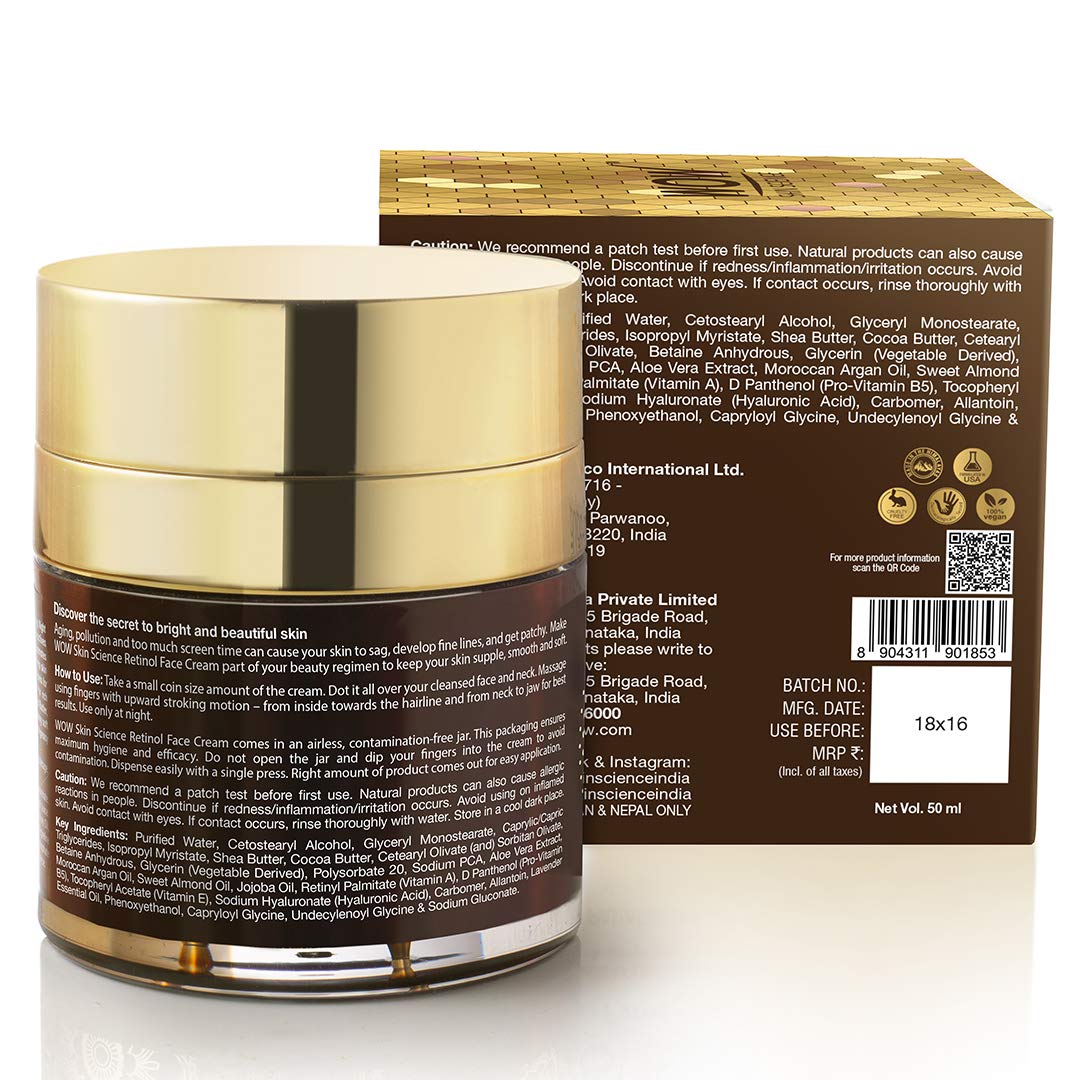 WOW Life Science Vitamin C Face Cream - 50ml