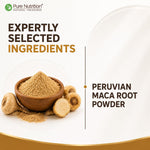Pure Nutrition Peruvian Maca Root 100g | Natural Herbal Superfood Powder | Energy & Vitality Support