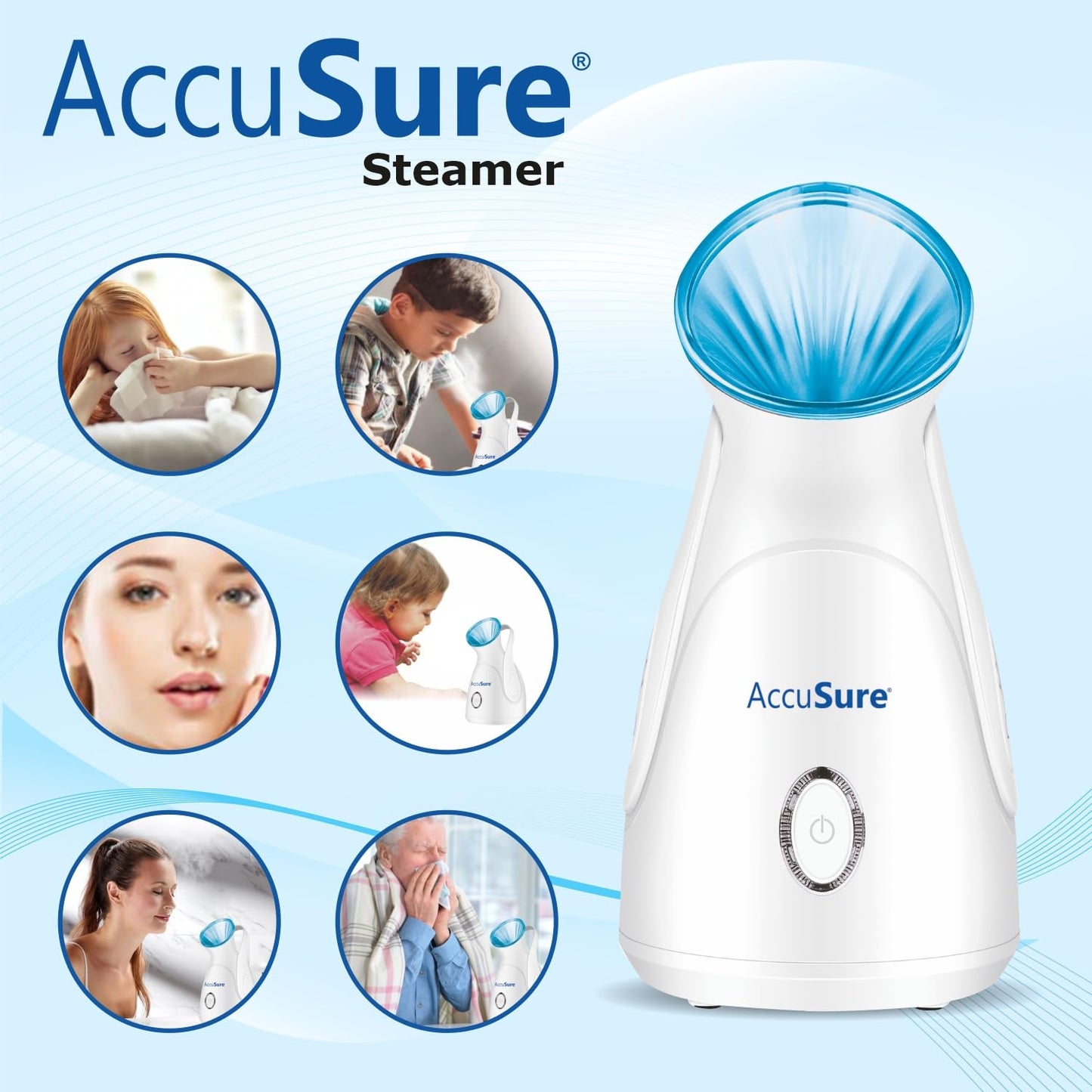 AccuSure Nano Ionic Facial Steamer