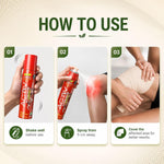 Khojati K-Veda Ayurvedic Instant Pain Relief Spray | Fast-Acting Herbal Formula for Joint, Muscle, Back & Knee Pain | Non-Greasy & Quick Absorbing | 75 ml