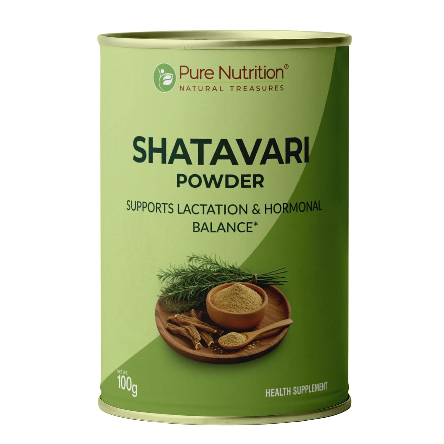 Pure Nutrition Shatavari Powder 100g | Natural Herbal Powder | Daily Wellness Support