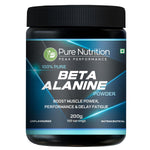 Pure Nutrition Beta Alanine Powder (200 gm), Unflavored | Pre Workout Supplement Amino Acid | Boost Muscle Power & Improve Performance
