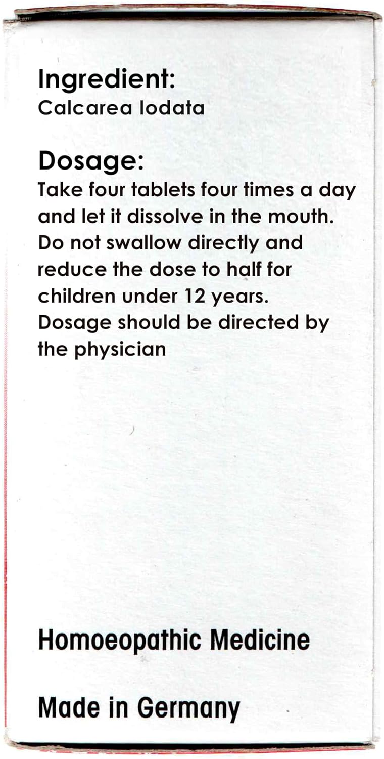 Dr. Reckeweg Calcarea Iodatum Trituration Tablet 3X - 20gm (Pack of 2)