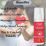 Vigini Lubricant Lube Water Based Gel Natural & Safe Enjoy - 50ml