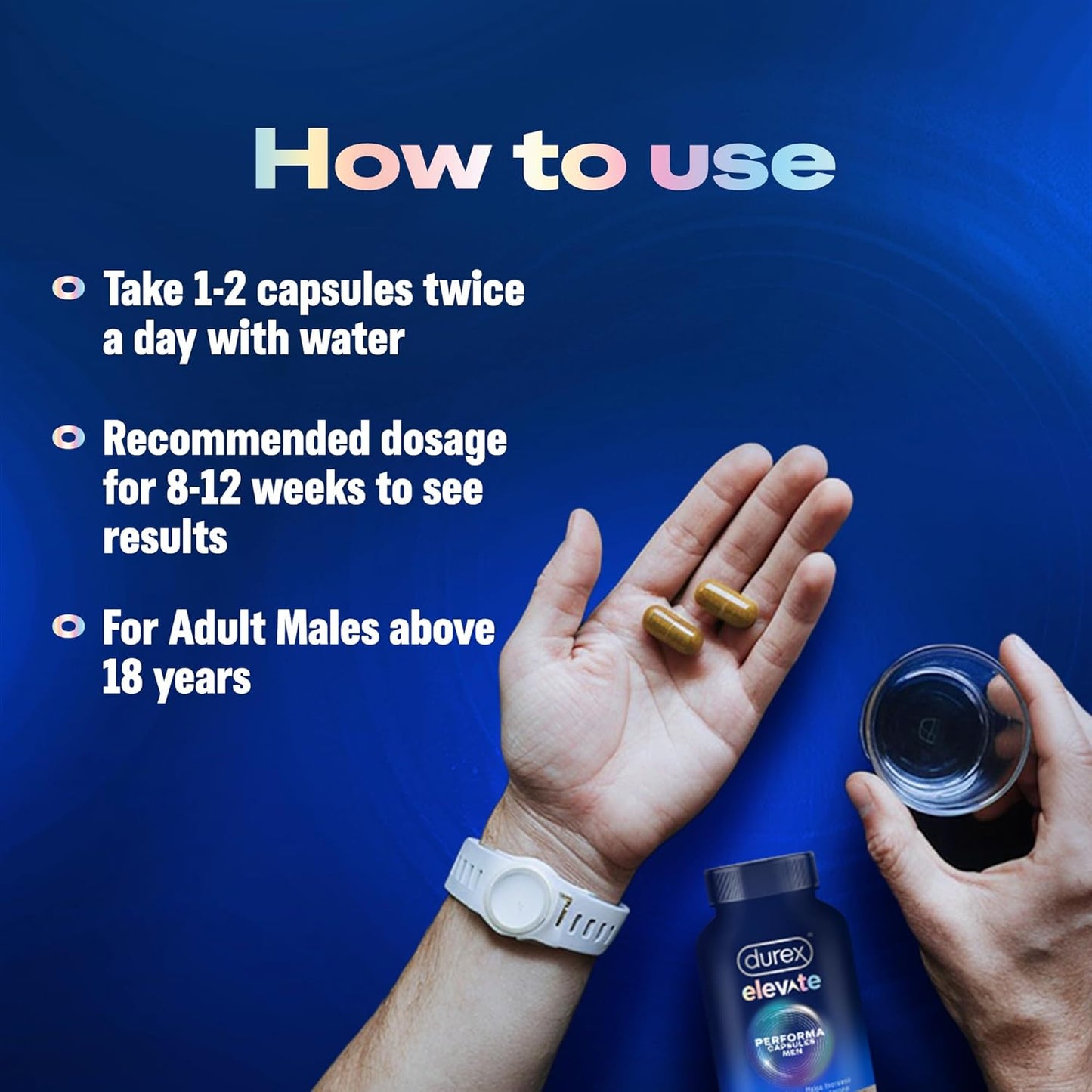 Durex Elevate Performa Shilajit Capsule for Men - 30 Capsules