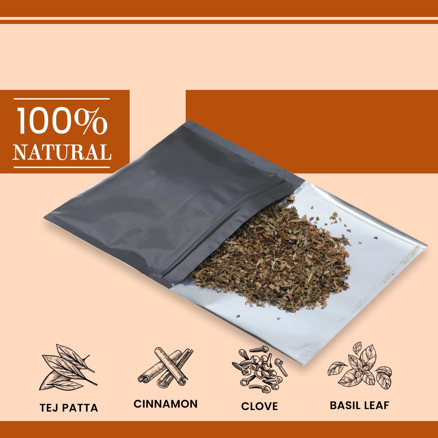 Royal Swag Natural Herbal Smoking Blend (20g) & King Size Slim Papers Combo Pack