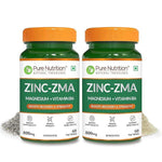 Pure Nutrition Zinc-ZMA 800 mg Veg Tablet with Magnesium & Vitamin B6 for Immunity, Bones & Muscles | 120 Veg Tablet