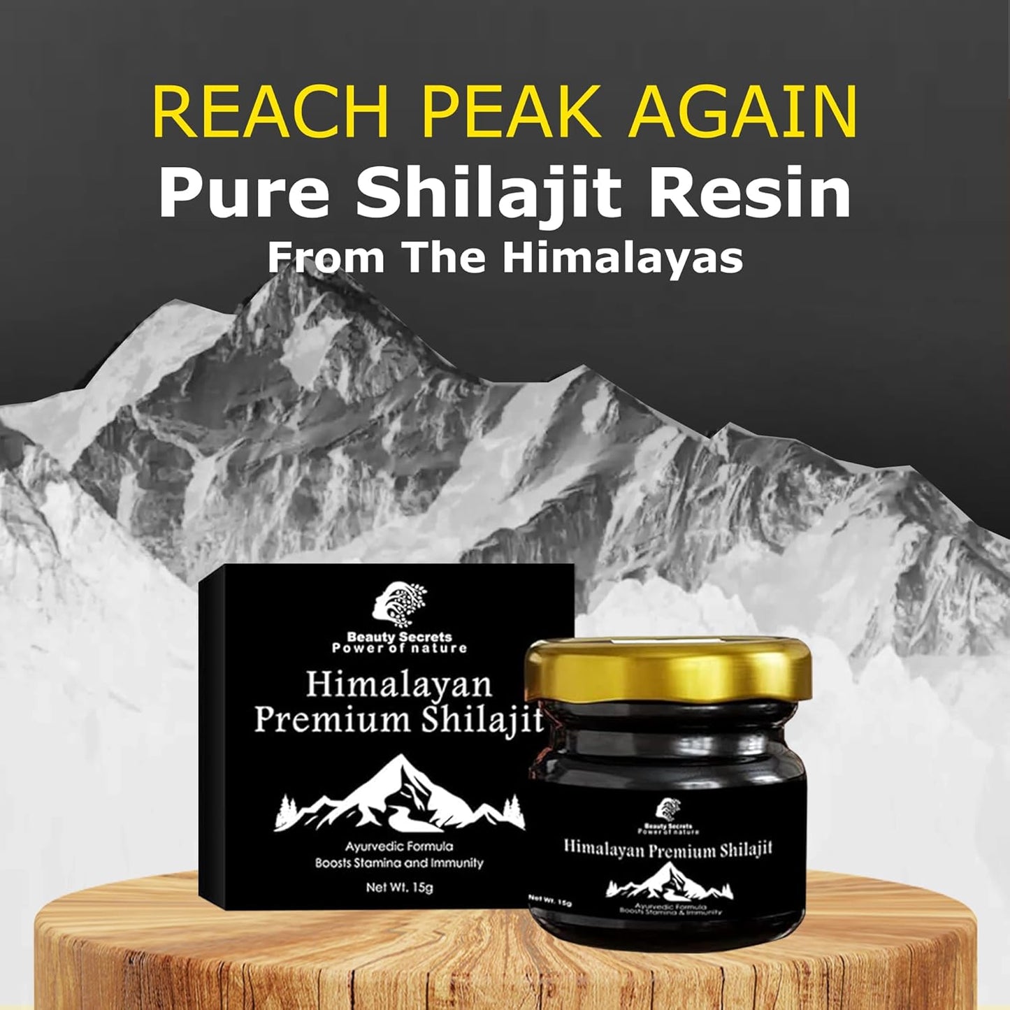 Beauty Secrets Himalayan Premium Shilajit Resin - 20gm