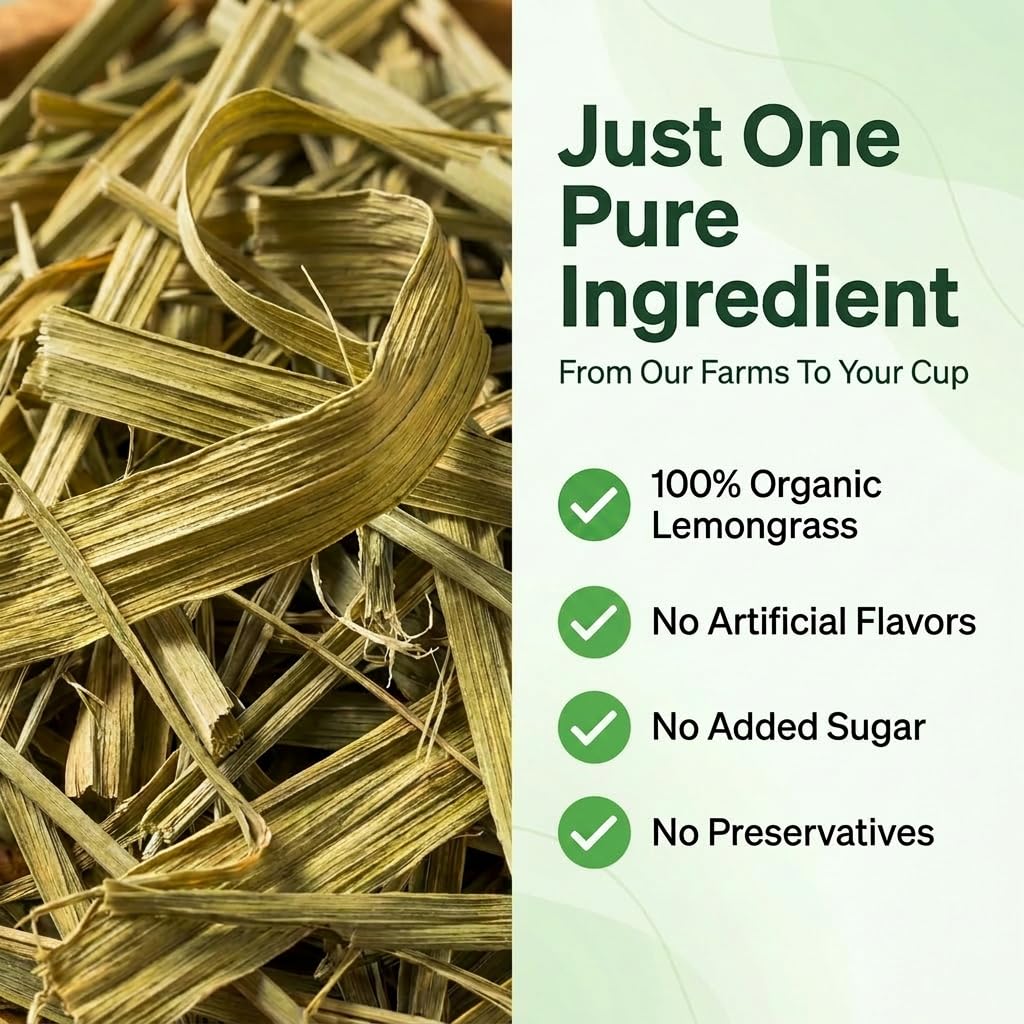 Organic Wellness Blossom Lemongrass 100 grams Tin Pack