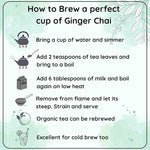 Radhikas Fine Teas Anti - Inflammatory Ginger Chai - Promote Wellness & Reduce Inflammation - 100gm