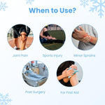 Medtech Cool Pack with Strappable Sleeve | Reusable Ice Cold Pack for Pain Relief | Long-Lasting Cold Therapy for Injuries, Swelling & Muscle Recovery | Flexible, Leak-Proof Gel Pack for First Aid, Sports & Post-Surgery Use