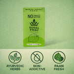 Royal Swag Ayurvedic Herbal Wellness Sticks Paan Flavour - 100% Tobacco & Nicotine Free (10 Sticks)