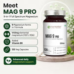 Pure Nutrition Mag 9 Pro 120 Capsules | Magnesium Complex for Muscle, Nerve & Energy Support