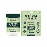 Zindagi Stevia Sugar-Free Tablets & Natural Stevia Powder | 100% Natural Zero-Calorie Sweetener Combo Pack