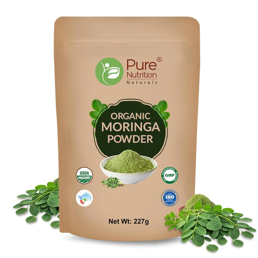 Pure Nutrition Organic Moringa Powder - (Moringa Oleifera) - 227gm