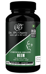 DR. JPG Organic Neem Capsules (500mg, 60 Veg Capsules) | Blood Purifier, Anti-Bacterial & Immunity Booster | 100% Certified Organic