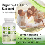 Royal Swag Pre and Probiotic Capsules - Gut Health & Digestive Support (60 Count)