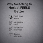 Royal Swag Herbal Cigarettes Regular Flavour - Tobacco Free (10 Sticks - 2 Pack)