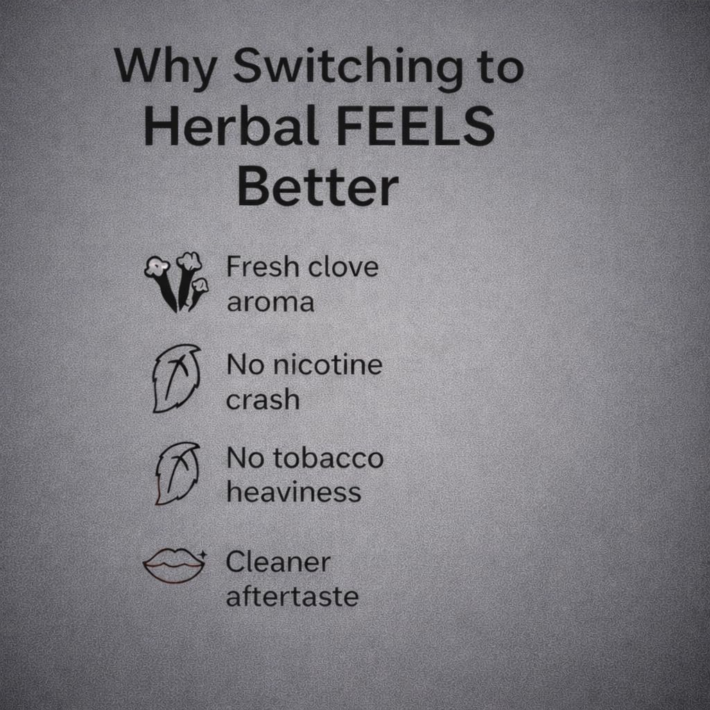 Royal Swag Herbal Cigarettes Regular Flavour - Tobacco Free (10 Sticks - 2 Pack)