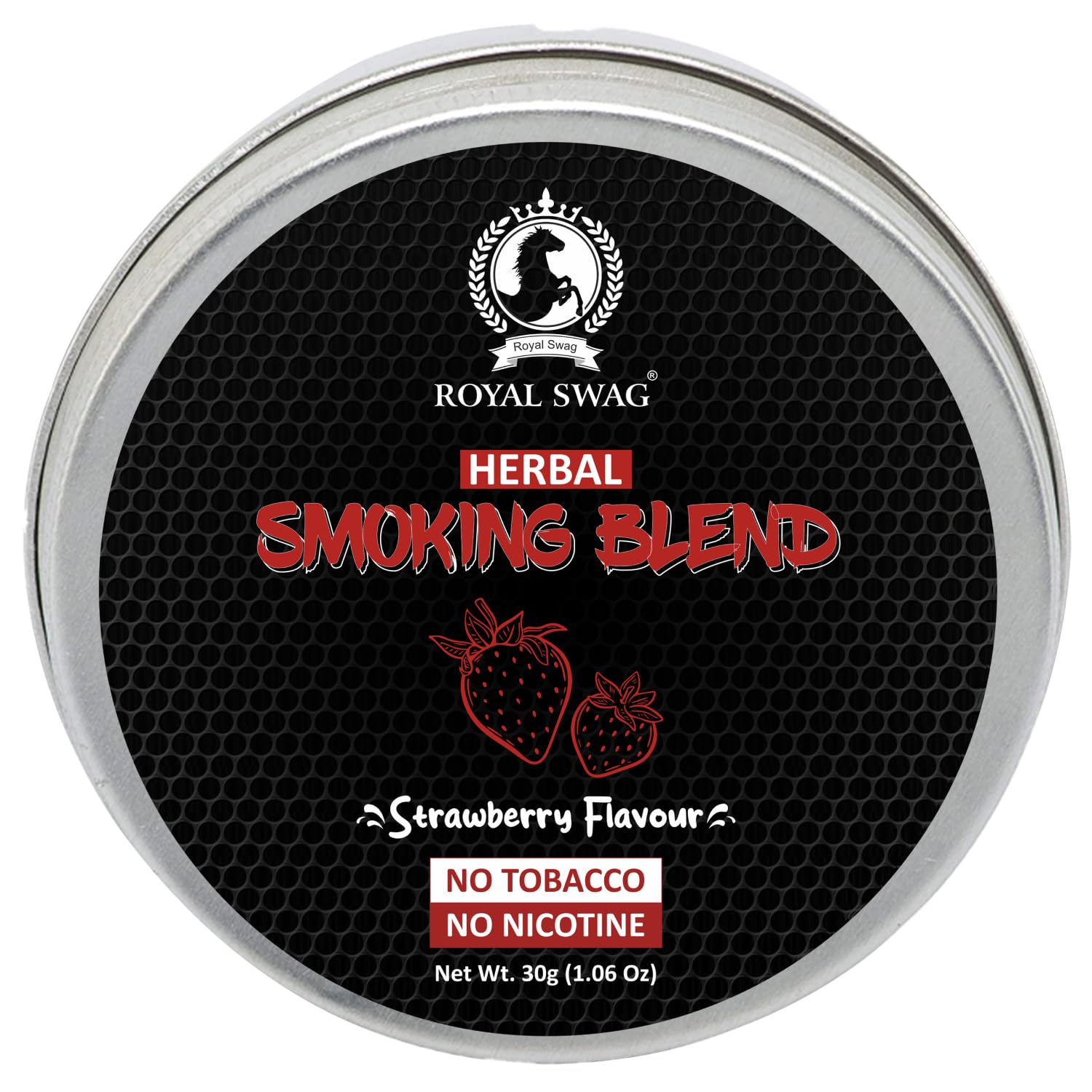 Royal Swag Herbal Smoking Mixture Strawberry Flavour - Tobacco Free (30g / 1.0 oz)