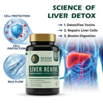 10 One Nutrition Liver Revive Detox 500mg (60 Veg Capsules) | Natural Liver Care, Fatty Liver Support & Digestive Enzyme Support