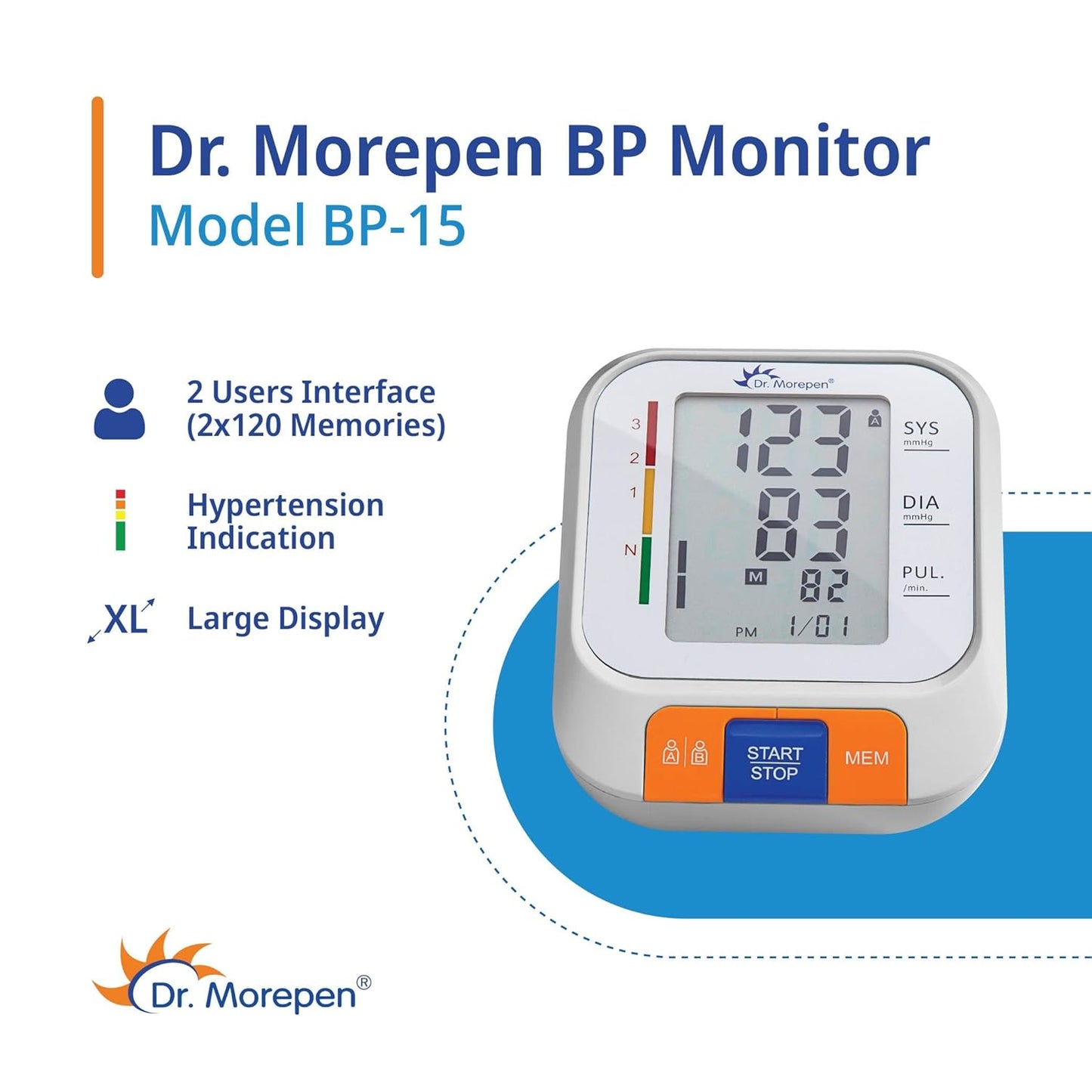 Dr Morepen BP 15 Blood Pressure Monitor