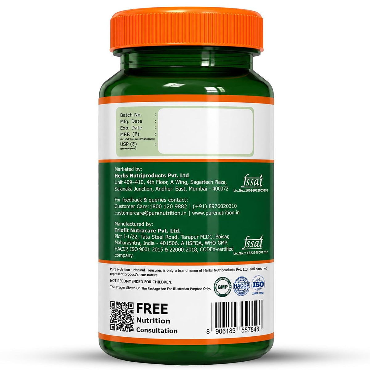 Pure Nutrition Sunflower Lecithin 1200mg, 60 Capsules | Brain & Wellness Support