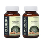 ZEROHARM Ashwagandha + Probiotics for Stress, Anxiety Relief, Nutrient Absorption and Digestive Health for Men & Women - 60 Capsules