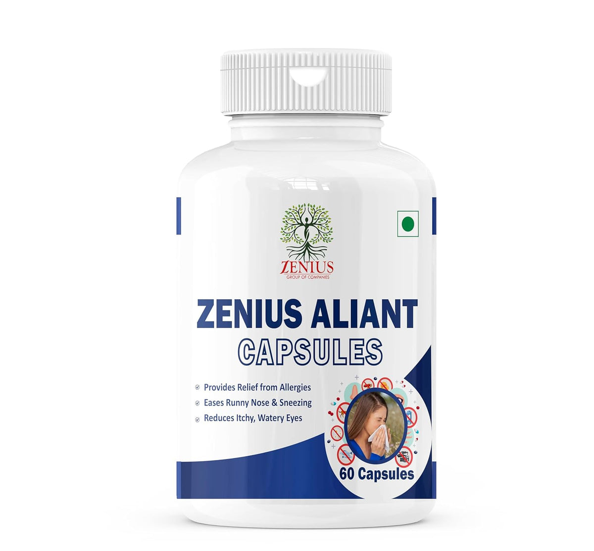 Zenius Tablet Zenius Aliant Capsules: Buy Packs of 60 Capsules at Gudhealthy - GudHealthy