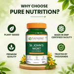 Pure Nutrition St. John’s Wort Extract 500mg, 60 Capsules | Herbal Mood & Wellness Support